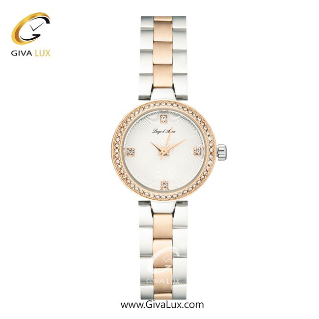 ساعت مچی اورجینال زنانه LdA رزگلد | نقره ای-رزگلد| نقره ای| کد رفرنس 2492